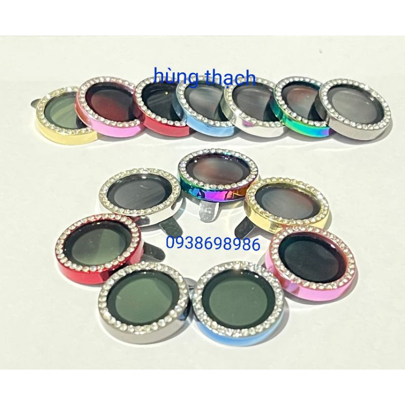 Lẻ 1 mắt dán camera kim cương đính đá cho iPhone 14 pro max ,13 pro max ,13,13 pro, 12 Mini, 12, 12 Pro Max, 11, 11 Pro,