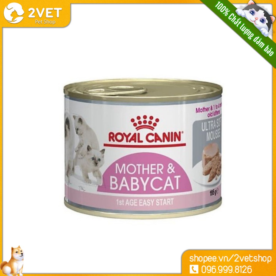 [Thức Ăn Cho Mèo] Royal Canin Mother And Babycat 195g – Đồ Ăn Khô Cho Mèo – Thương Hiệu Từ Pháp