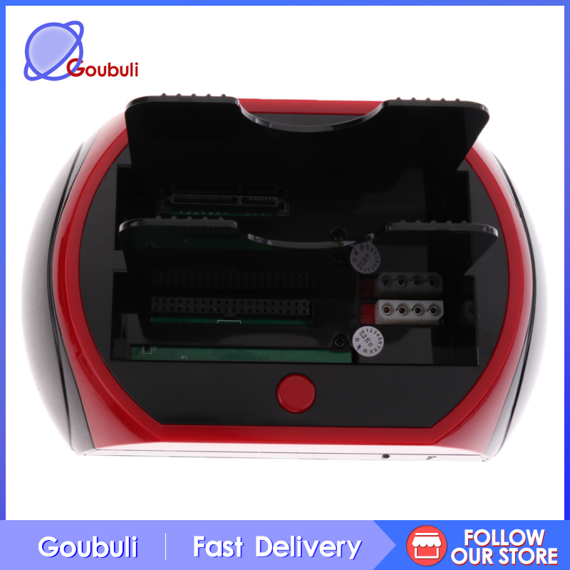 Đế Kết Nối Usb2.0 Sang 2.5 "/ 3.5" Dual Ide Sata Hdd Cho Laptop 480mb / S