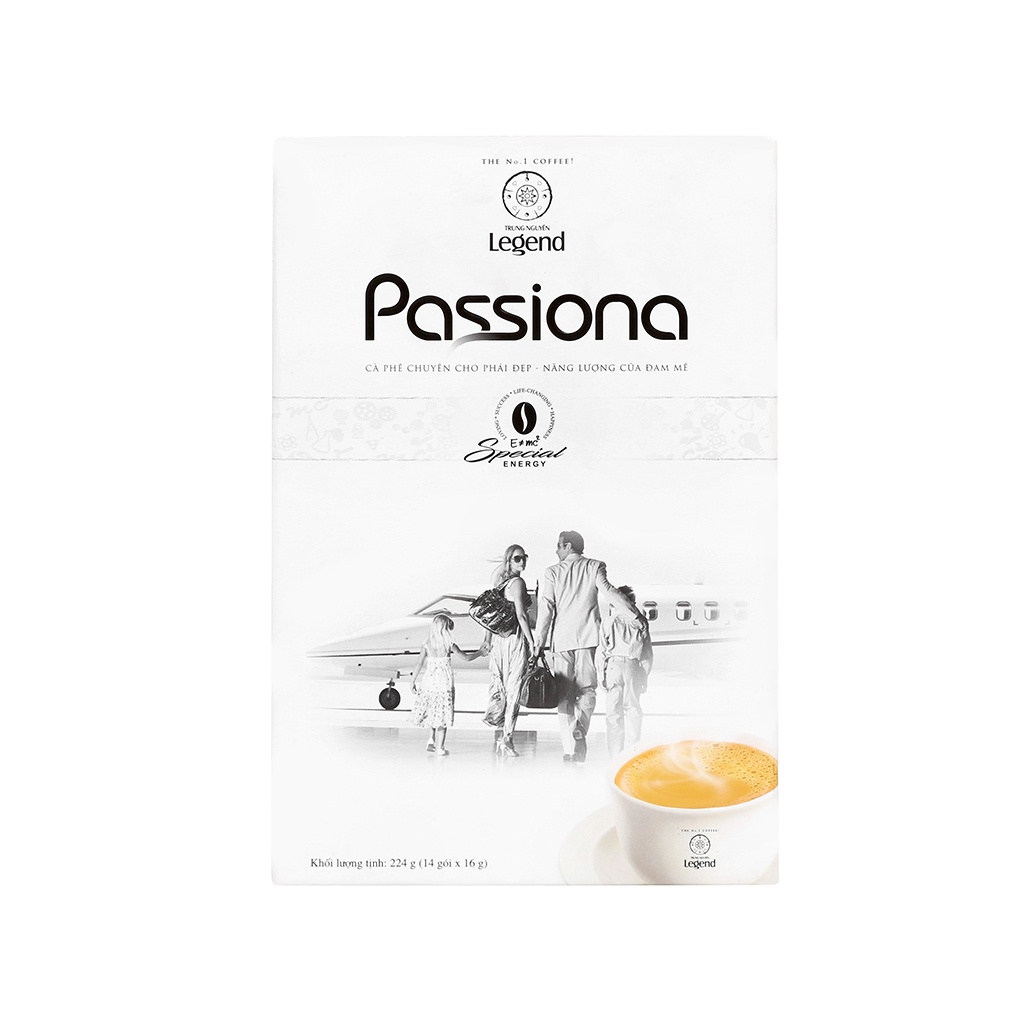 Cà phê Passiona hòa tan Passiona - Trung Nguyên Legend - Hộp 14 Gói