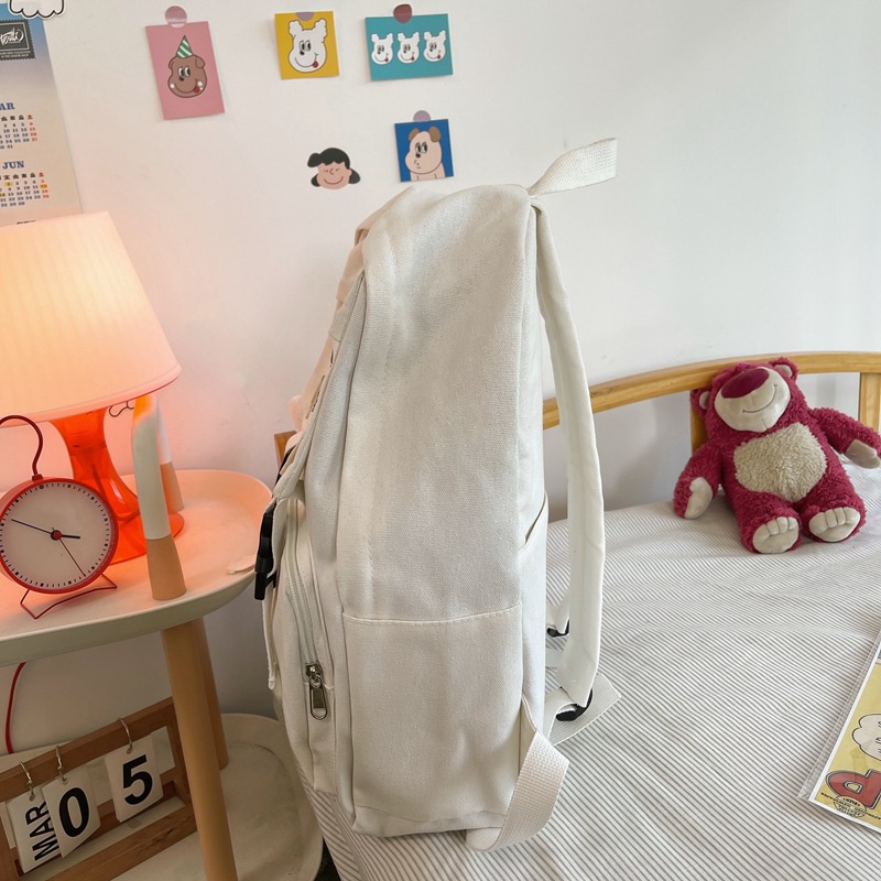 Balo đi học ulzzang hàn quốc hai khoá cài đi học Emmer191