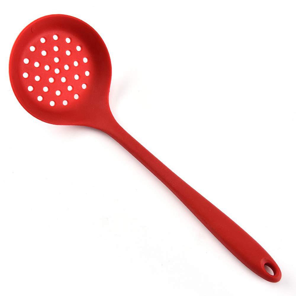 Muỗng Lọc Bằng Silicone Cán Dài Tiện Lợi Dành Cho Nhà Bếp