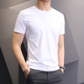 ÁO THUN COTTON NAM NỮ TRẮNG NGẮN TAY KHÔNG CỔ LOẠI ĐẸP HT1