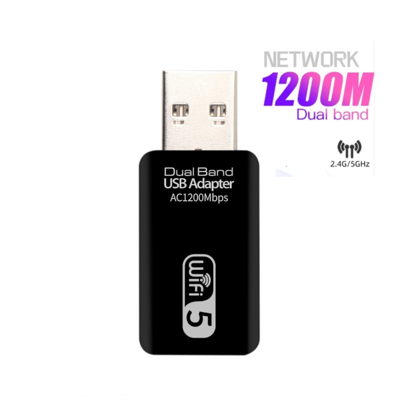 [Hỏa Tốc - BH 6 TH] USB WiFi TENDA U10 650Mbps - Thu sóng WiFi 5Ghz cho Laptop PC máy bàn, dùng để học online làm việc