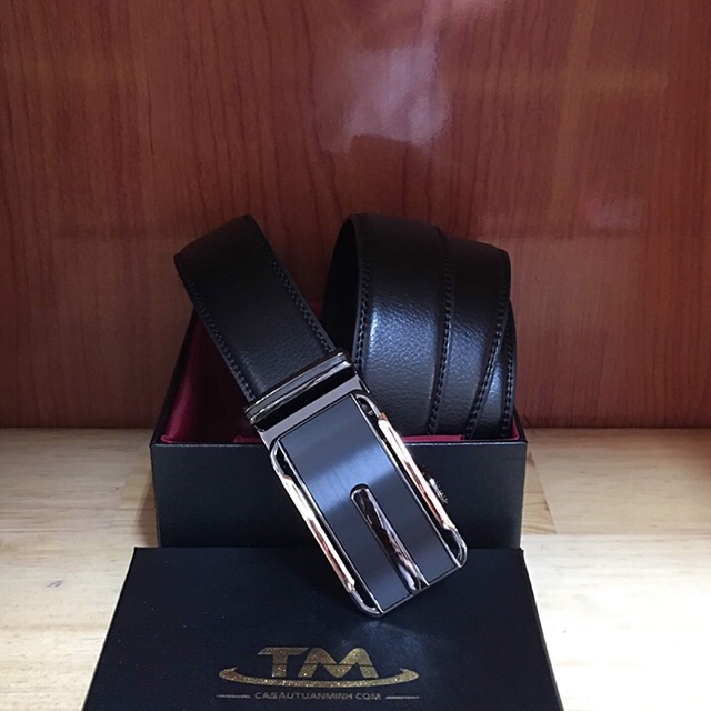 Thắt Lưng Nam Da Thật Sang Trọng TM16 Tặng Kèm Hộp Như Hình