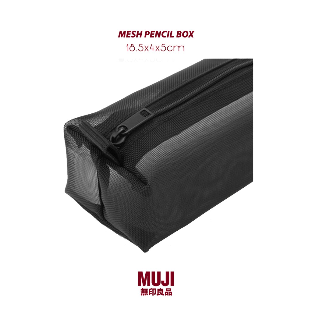 Hộp bút lưới vuông Muji
