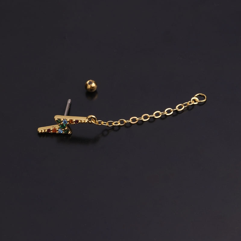 1 Khuyên Tai Thép Không Gỉ Thời Trang Cá Tính