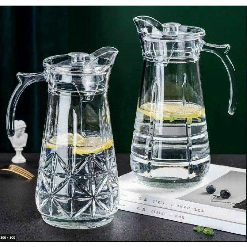 Bình nước thuỷ tinh Deli chịu nhiệt