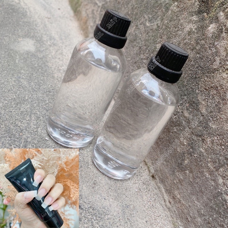 Nước xử lí gel tuýp,gel gôm chai 100ml