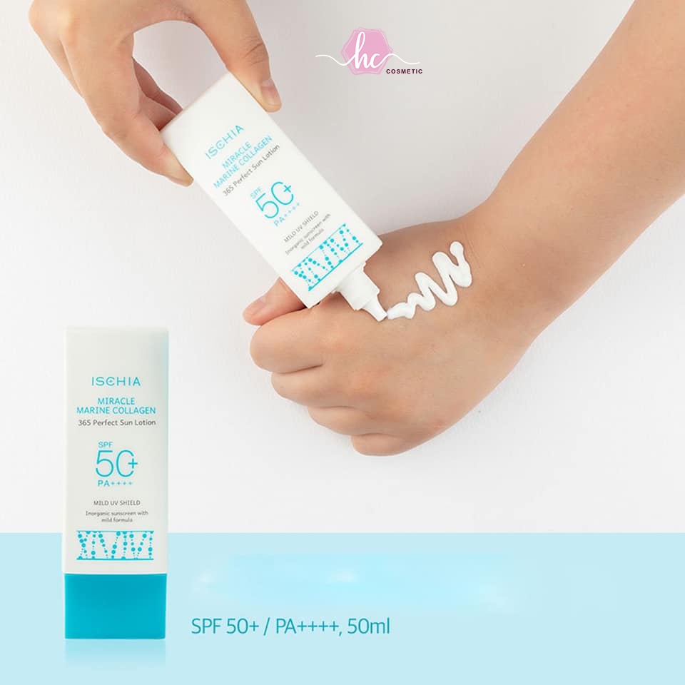 Kem chống nắng ISCHIA cho mọi loại da SPF 50+ /PA++++ 50ml - Hương Chất Cosmetic