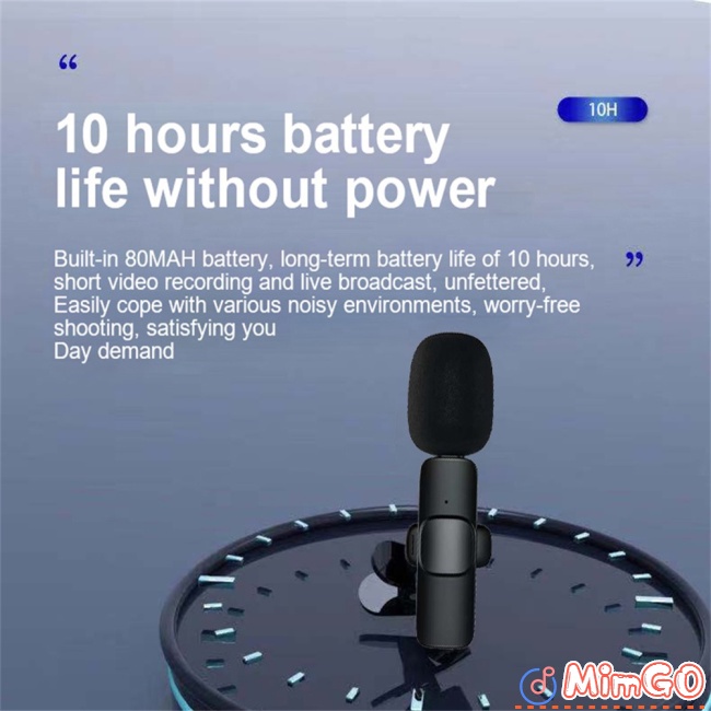 Micro Cài Áo Không Dây Chuyên Nghiệp Tương Thích Với Iphone Android