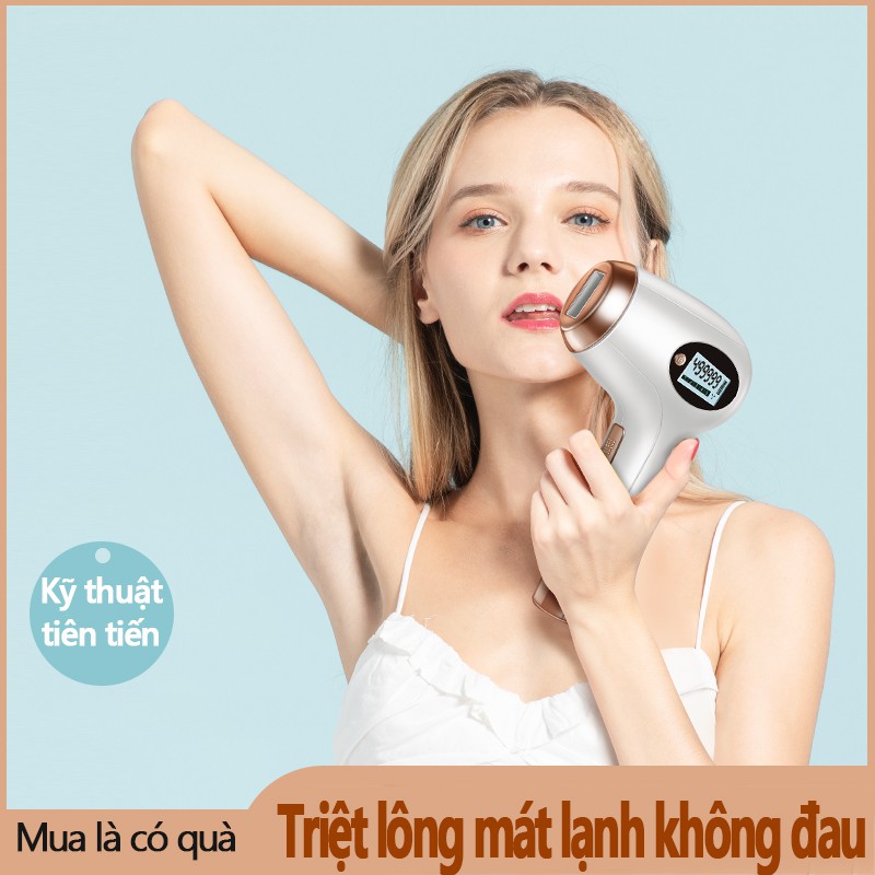 Máy triệt lông máy tẩy lông cầm tay triệt lông bằng xung động ánh chaxanh YA17/