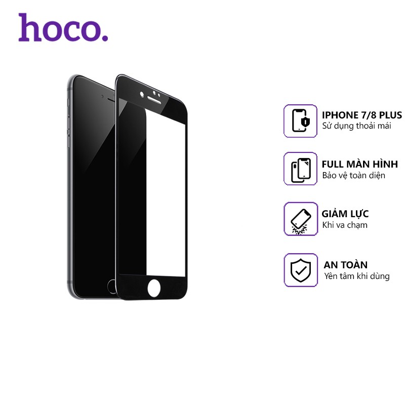 Kính cường lực iphone HOCO DG1 full màn hình - Dùng cho iphone 7/8/7 Plus/8 Plus | WebRaoVat - webraovat.net.vn