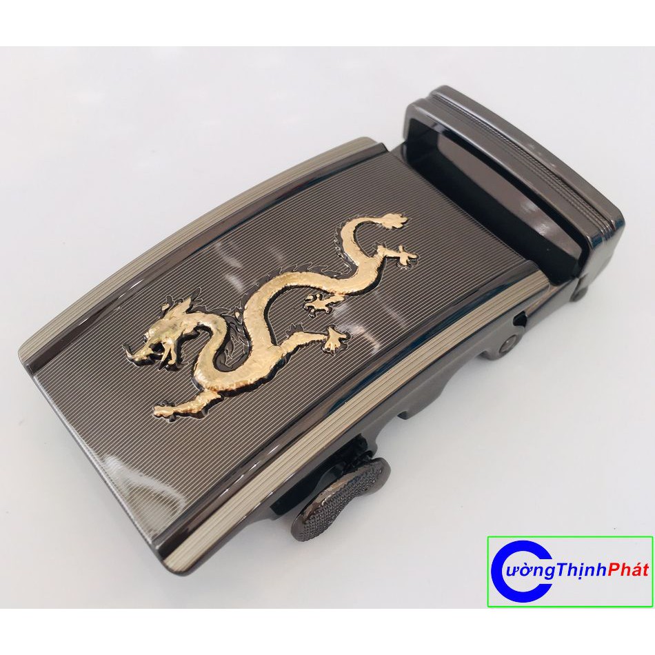 Dây nịt, thắt lưng nam mặt trượt khóa tự động cao cấp