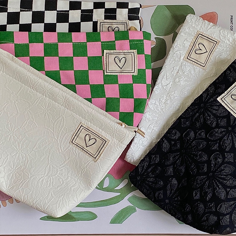 Túi đựng mỹ phẩm du lịch cỡ lớn thiết kế đơn giản dễ thương