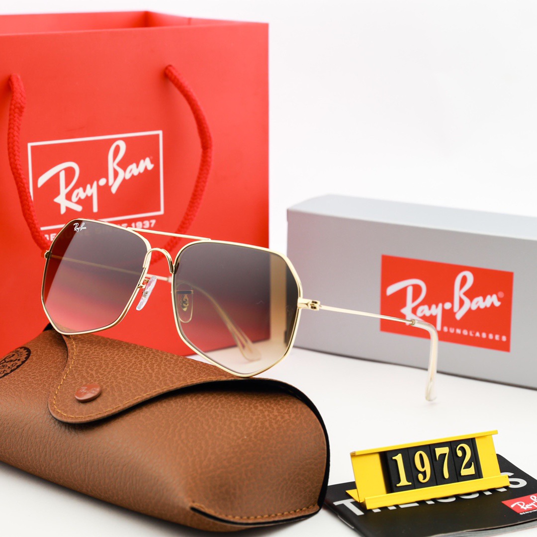 Wayfarer Ray-Ban_ chính hãng Kính râm 2021 Thời trang Hàn Quốc mới Kính râm nam nữ một mảnh Cặp đôi hợp thời trang Du lịch ngoài trời Kính râm lái xes