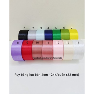 Ruy băng lụa bản 4cm