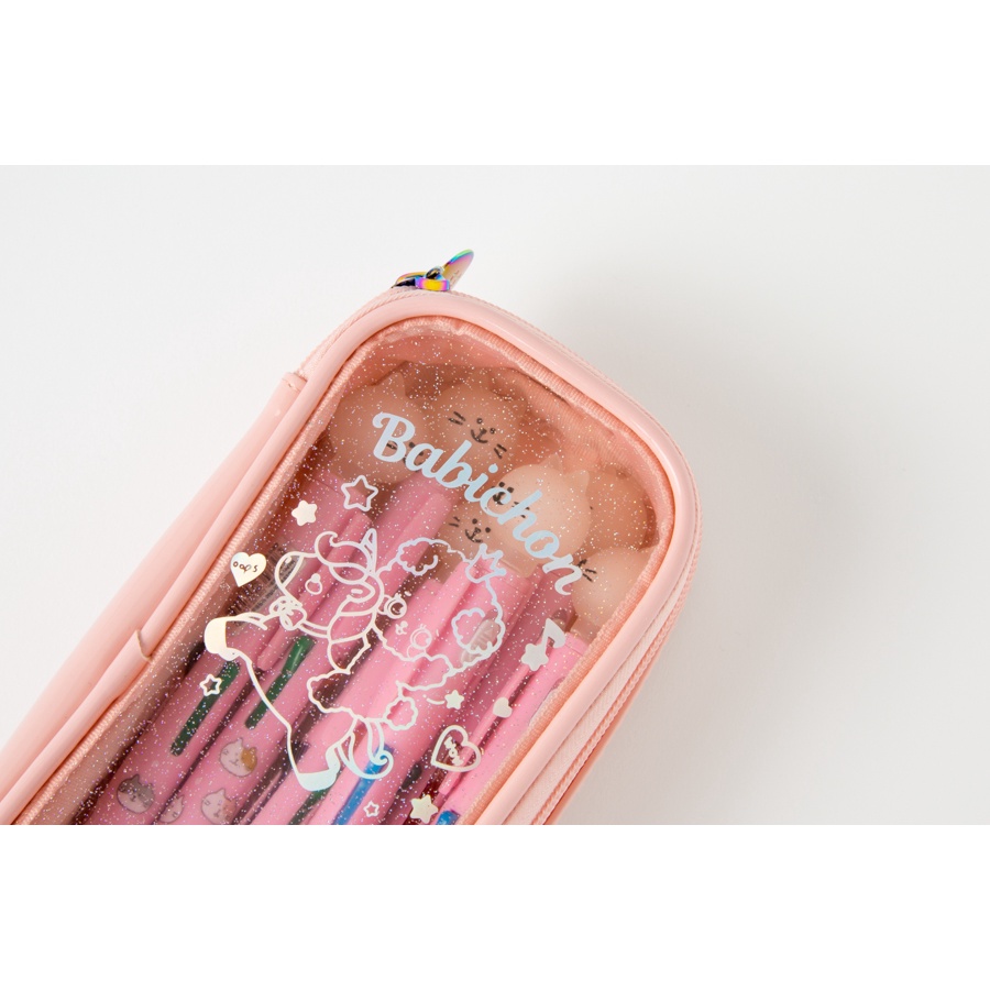 Túi Hộp Đựng Bút Hình Barbichon ARTBOX Hàn Quốc Bằng PVC