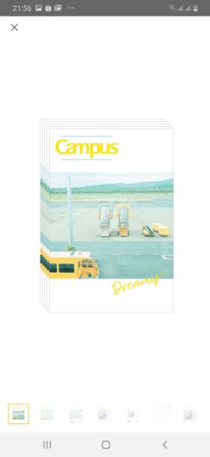 [Mã LIFEBOOK1 giảm 30K đơn 150K] Lốc 5 ở A4 Kẻ Ngang Có Chấm Campus Dreamy