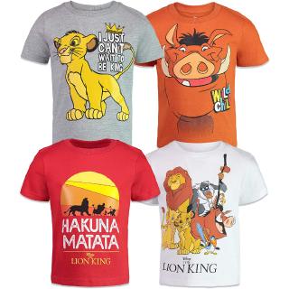 new Disneys Lion King Boys' T-Shirts Fashion Print Kids T Shirt For Boy Cotton Short Sleeve Children's Clothes