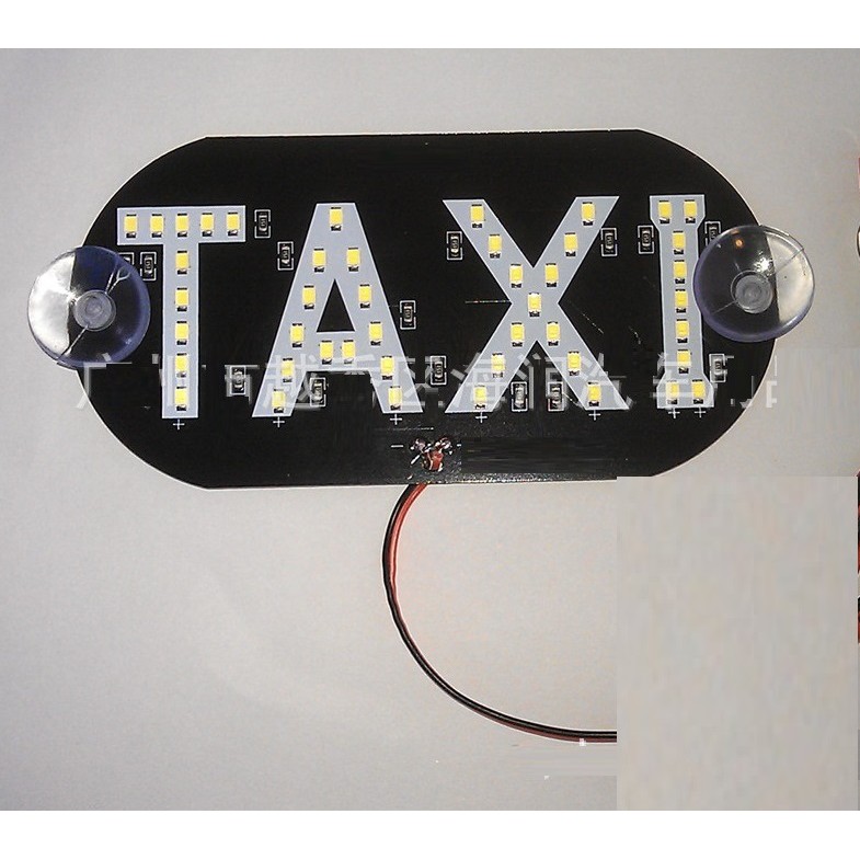 Bảng đèn led chữ TAXI gắn xe hơi ô tô điện 12v DÂY CHỜ🎁KÈM ĐẦU ĐỰC đấu nối tiện dụng