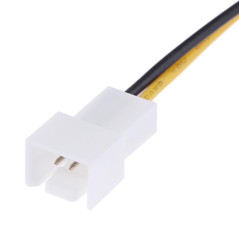 Dây cáp nối quạt tản nhiệt CPU 12V/5V 4 chân Molex sang 3 chân tiện lợi