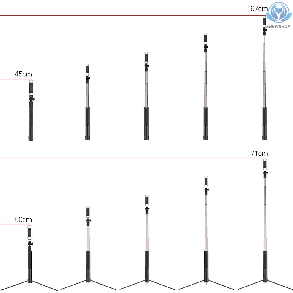 Gậy Ba Chân Ổn Định Cầm Tay Đa Năng Có Thể Tháo Rời Kèm Đèn Và Điều Khiển Từ Xa Hỗ Trợ Quay Video / Live Stream | BigBuy360 - bigbuy360.vn