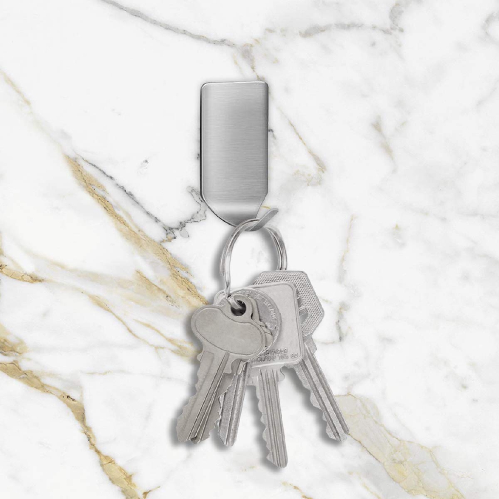 Set 5 móc treo đồ tự dính bằng thép không gỉ kiểu dáng tiện dụng