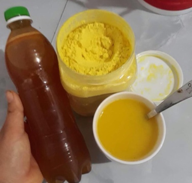 Tinh bột nghệ xịn 100g Dùng thử