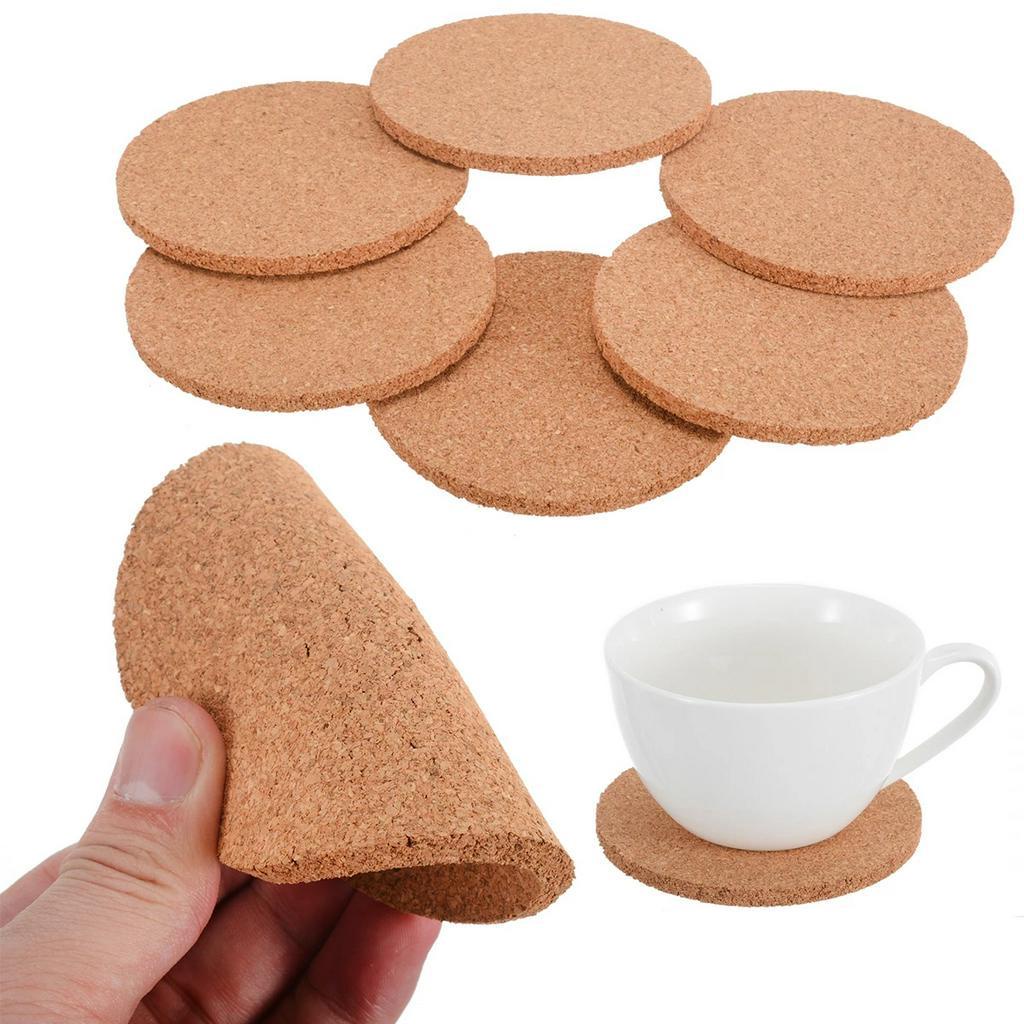 Đế Lót Ly Hình Tròn Bằng Gỗ Tổng Hợp Mềm Mại Chống Trượt Trang Trí Tiệc Cưới / Gia Đình / Cà Phê