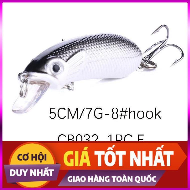 [Xả Kho 3 Ngày] MỒI LURE 3D Dài 5cm nặng 7gr