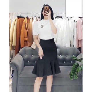 ⚡️bán sỉ⚡️chấn váy đuôi cá 2 màu đen, xanh ghi