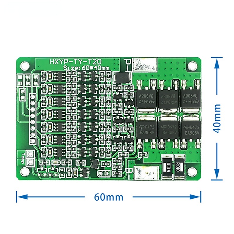 Bảng Mạch Bảo Vệ Pin Lithium 18650 Li-Ion 7S 29.4V 15A BMS Chuyên Dụng