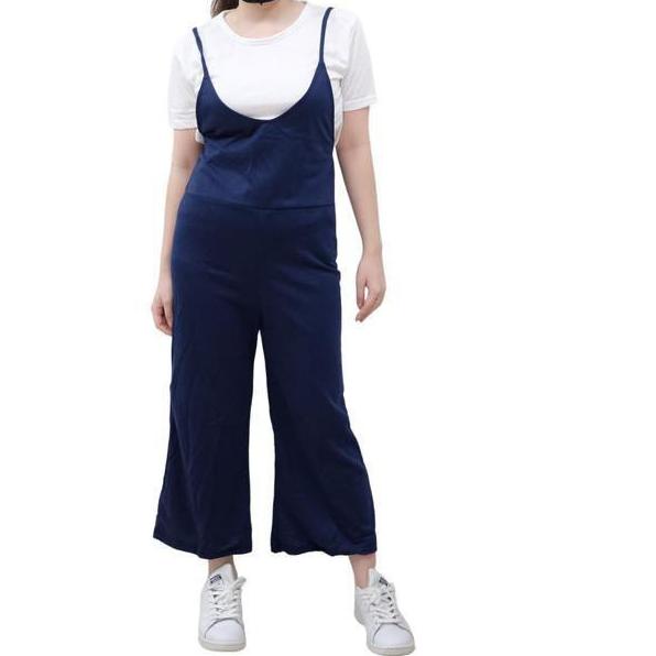 ۩ Bán Sỉ Jumpsuit Culottes Giản Dị Mới Nhất Dành Cho Nữ Tuyov NAVY ♦