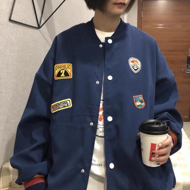 Áo khoác bomber nỉ nam nữ Số 7 form rộng bóng chày unisex phong cách việt bào chất