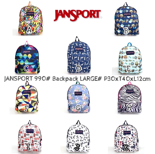 Jansport Ba Lô Thể Thao Cỡ Lớn 990