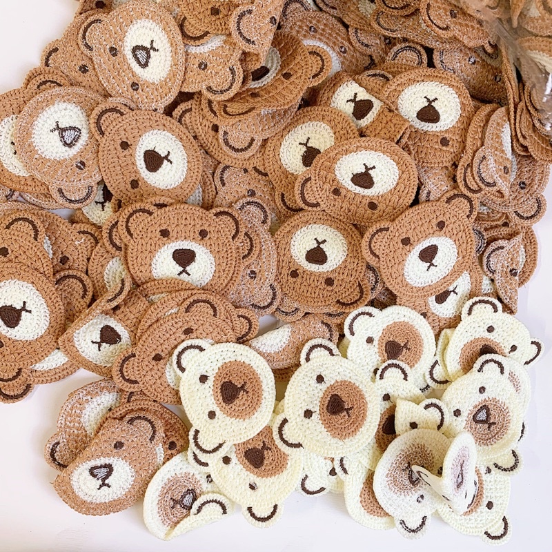 Gấu thêu đính quần áo phụ kiện trang trí