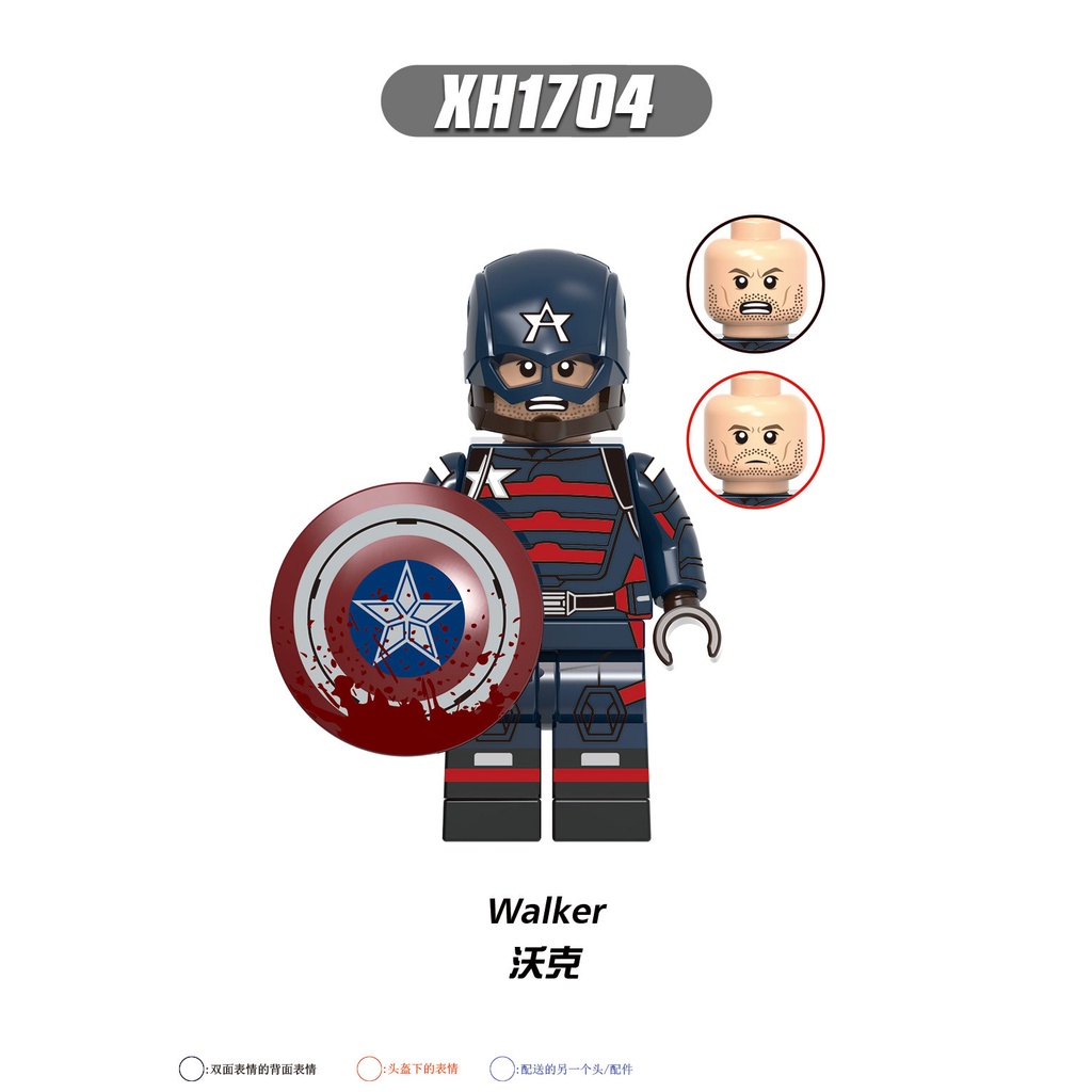 Minifigures Các Nhân Vật Trong Marvel Winter Soldier Falcon X0313 - Đồ chơi Lắp Ráp Mô Hình