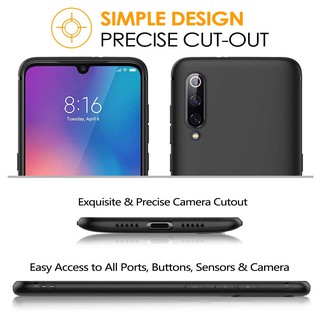 Ốp lưng dẻo đen Xiaomi Mi9, Mi9 SE