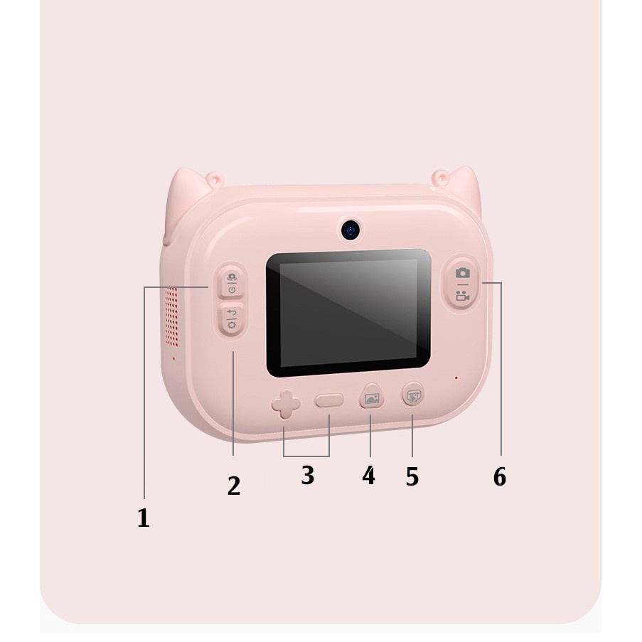 [Còn hàng] POLAROID mini_ Máy quay nhanh có thể quay video cho trẻ em_ Tặng kèm 1 cuộn phim 80 + 1 thẻ nhớ 32gh miễn phí