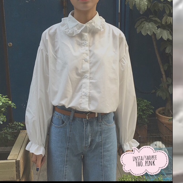 [ ORDER] Áo sơ mi Ulzzang tay bồng