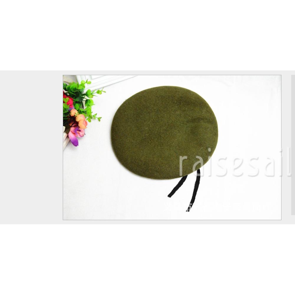 Mũ beret phong cách quân đội cho nam và nữ