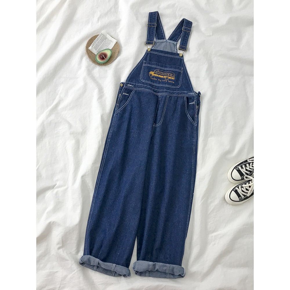 Yếm Bò Màu Đậm Oversize Nam Nữ | BigBuy360 - bigbuy360.vn