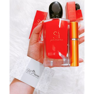 (mẫu thử) Nước hoa nữ Sì passione đỏ 100ml - hương thơm phấn son  sang trọng,Cá Tính