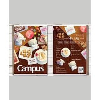 Vở Campus 120T kẻ ngang không chấm