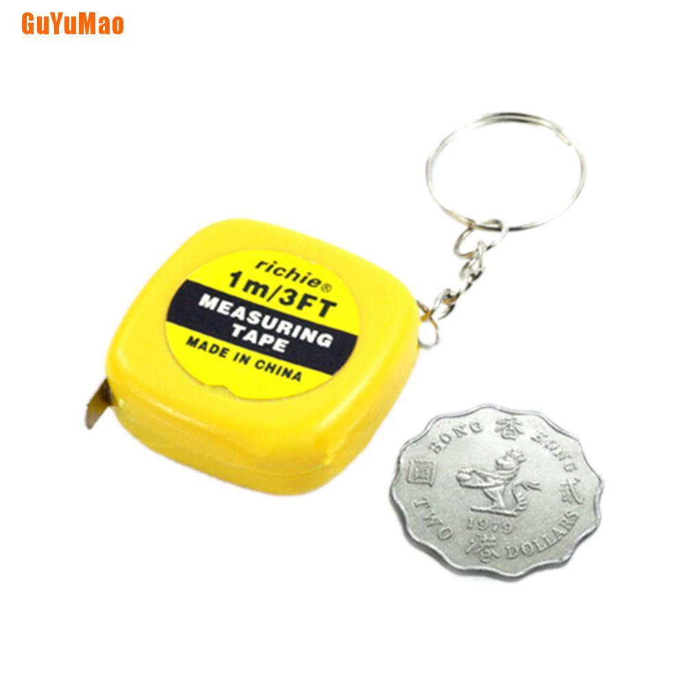 Móc Khóa Thước Dây Dài 1M Thiết Kế Kiểu Móc Khóa Dễ Thu Vào Tiện Dụng