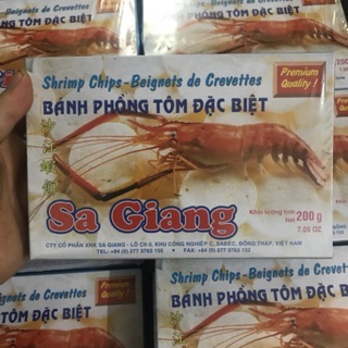 Bánh phồng tôm đặc biệt / phồng tôm sa giang 200g
