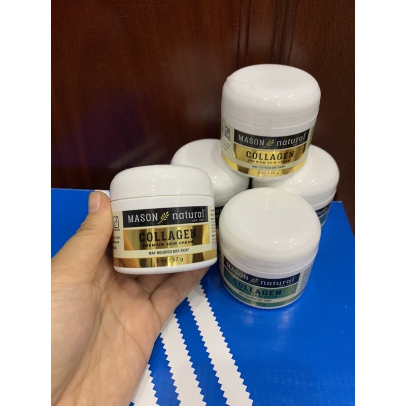 Kem Dưỡng Da Collagen Mason Natural Premium Skin Cream 57g Mỹ