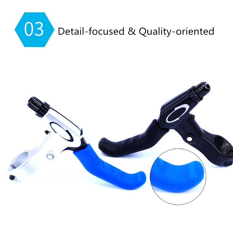 Set 2 Vỏ Bọc Bảo Vệ Tay Phanh Xe Đạp Leo Núi Bằng Gel Silicone