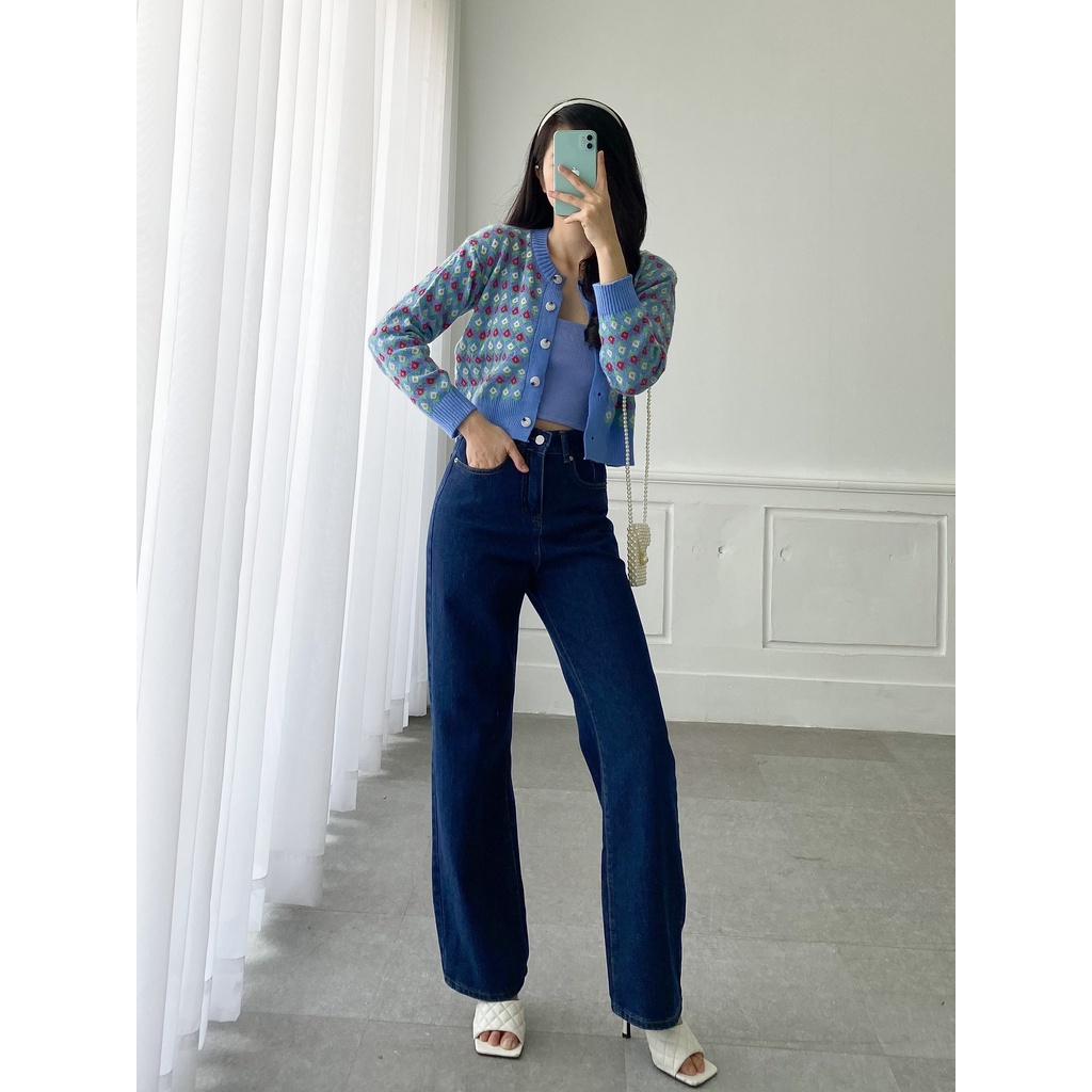 Quần Jean ống suông dáng dài LADY STYLE &amp; OUTFITS